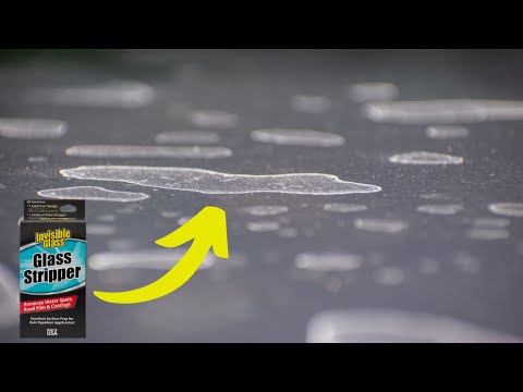Will Glass Stripper Remove Water Spots?
