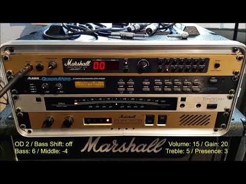 Marshall JMP-1 sounds (recorded with speaker emulated outputs)