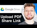 How To Upload PDF In Google Drive And Share Link Step By Step