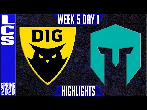 DIG vs IMT Highlights | LCS Spring 2020 W5D1 | Dignitas vs Immortals