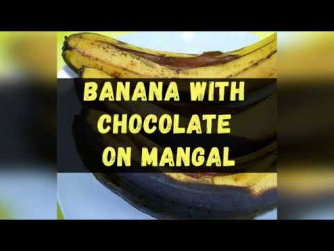 Banana With Chocolate On Mangal / Book of recipes / Bon Appetit