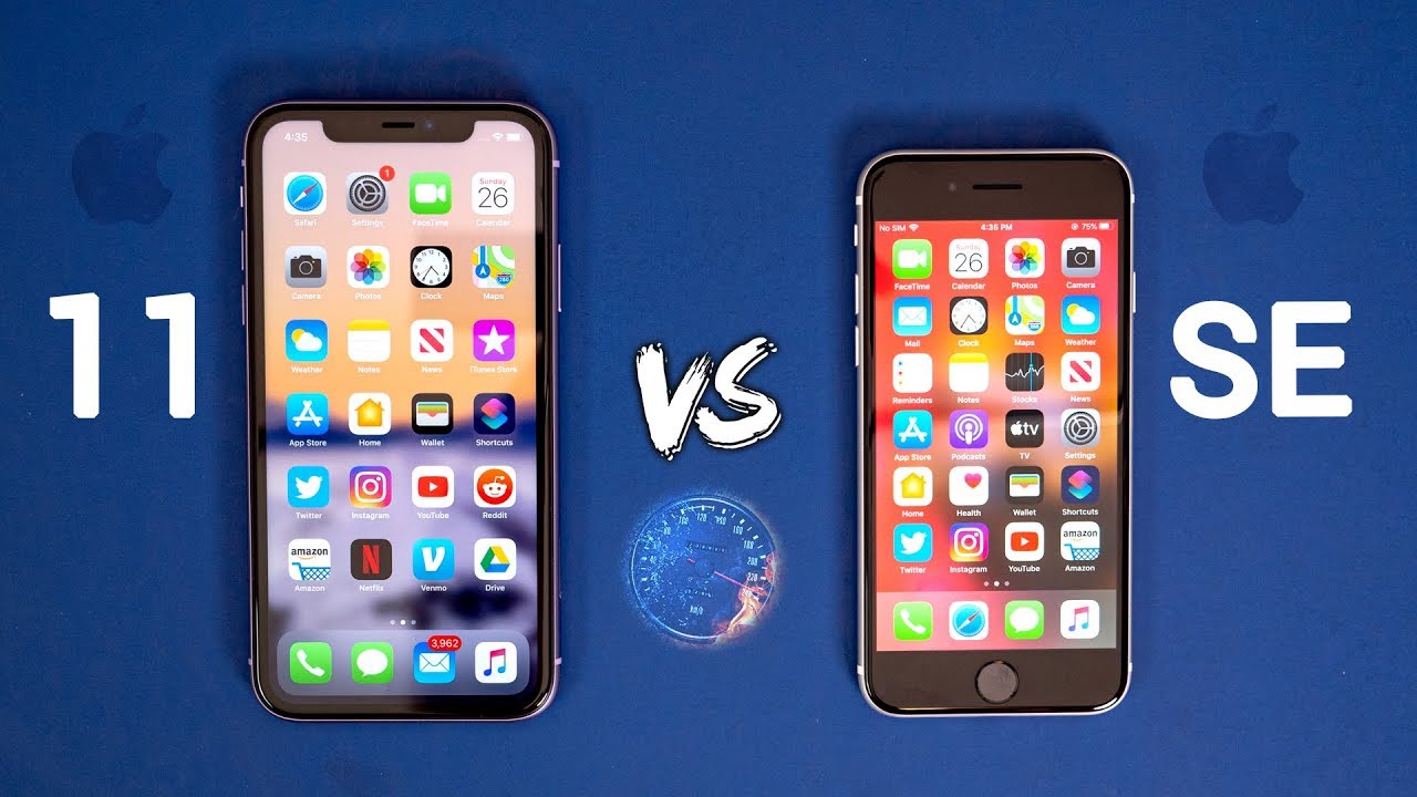 iPhone SE 2020 vs iPhone 11 SPEED Test - Same Chip, Different Results!