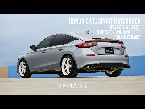 REMARK Link Loop Catback Exhaust - Honda Civic Sport Hatchback 2.0L NA (FL2) 2022+