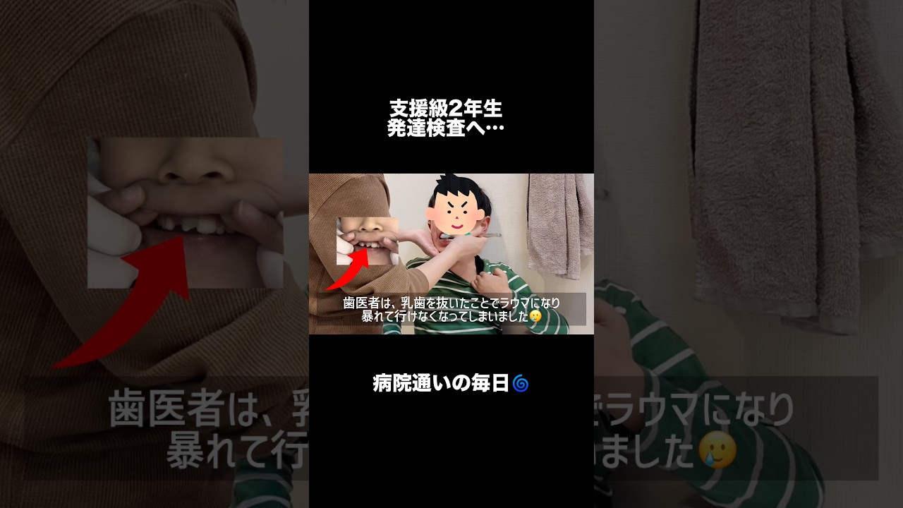 【自閉症×双子】続きはYouTubeへ⭐️#双子育児#障害児#発達障害#支援級#発達検査