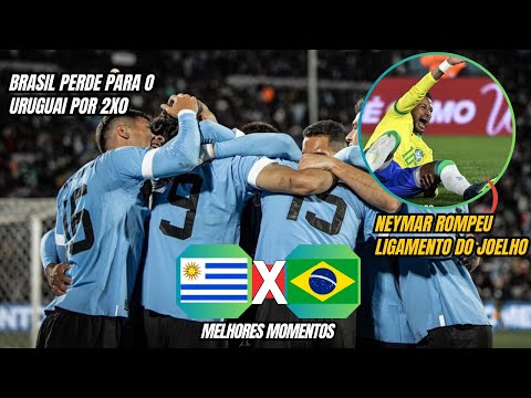 Uruguai 2 x 0 Brasil   Melhores Momentos   Eliminatórias 17.10.2023
