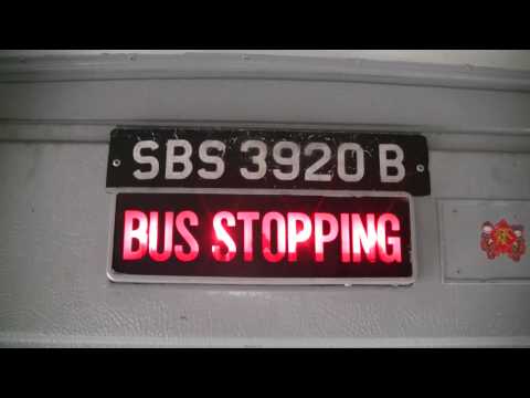 SBS Transit - Mercedes Benz O405 Tribute - Registration Plate Compilation