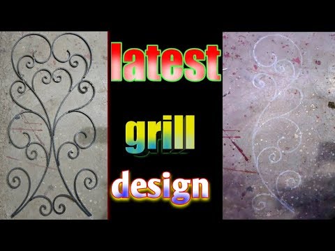 How to make iron square bar design | Window iron grill  design wrought Video