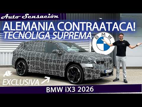 Prueba BMW iX3 2026 Alemania despierta y pasa al ataque con tecnología. La Neue klasse ya está aqui.