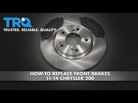 How to Replace Front Brakes 11-14 Chrysler 200