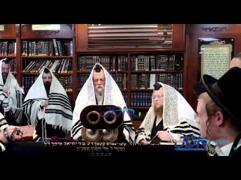 Seret Viznitz Rebbe Benches Gomel  - Cheshvan 5782