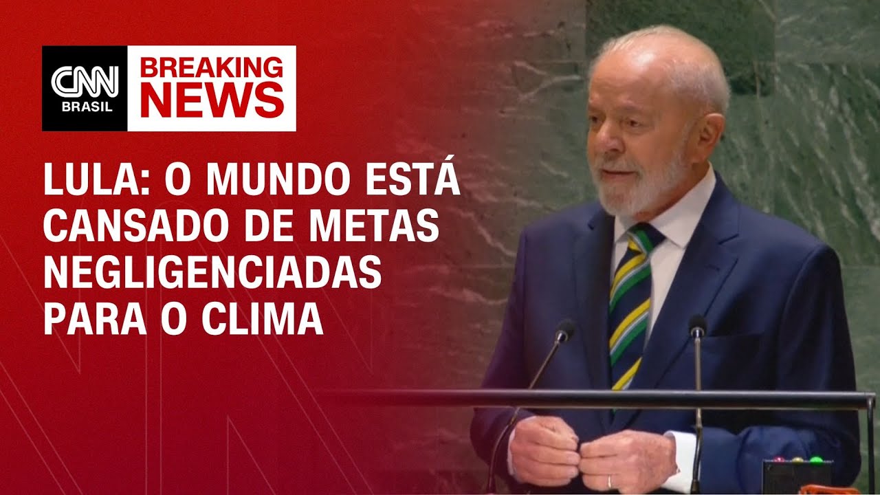 Lula: O mundo está cansado de metas negligenciadas para o clima | LIVE CNN