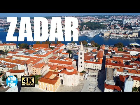 Zadar, Croatia - Beautiful Sunny Walk in October 2022 in 4K UHD (60 fps)