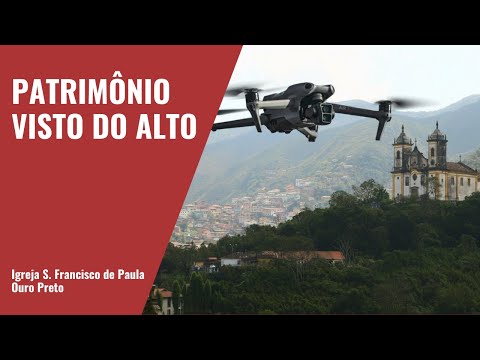 Sobrevoo Drone DJI Air 3 - Igreja S. Francisco de Paula, Ouro Preto-MG