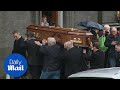 Coffin Of Dolores O Riordan Is Being Carried Into Church Daily Mail