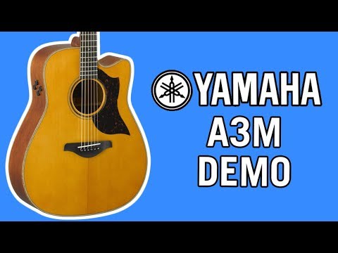 Yamaha A3M ARE Dreadnought Cutaway Acoustic Electric Guitar - Tobacco Brown Sunburst image 4