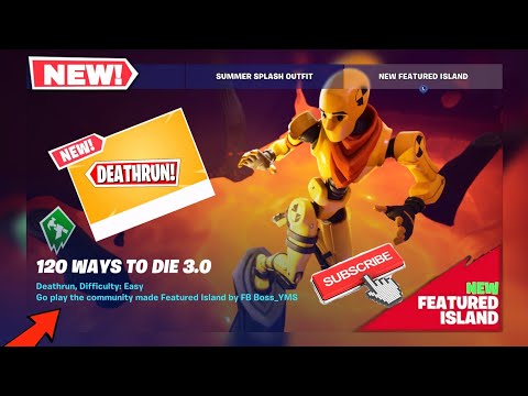 Fortnite NEW 120 WAYS TO DIE 3.0 New DEATHRUN | Season 3 Island