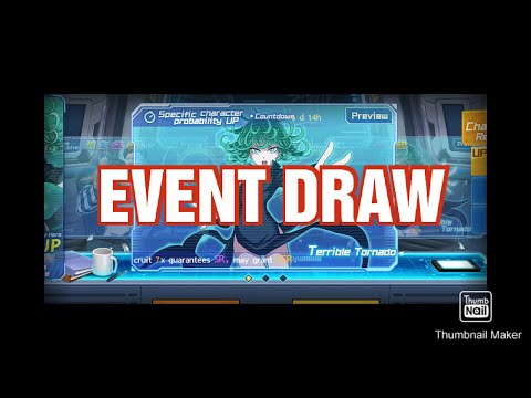 ONE PUNCH MAN:DRAW IN TATSUMAKI RATE-UP EVENT