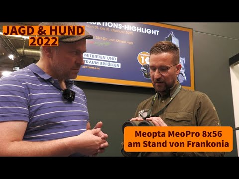 Jagd & Hund 2022: Meopta MeoPro 8x56 am Stand von Frankonia, alle Details zum Fernglas für die Jagd
