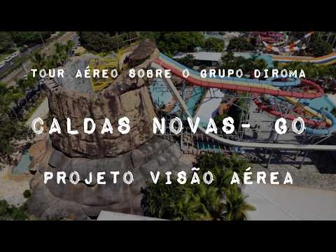 CALDAS NOVAS GOIÁS, PROJETO VISÃO AÉREA - TOUR AÉREO SOBRE OS EMPREENDIMENTOS DO GRUPO DIROMA.