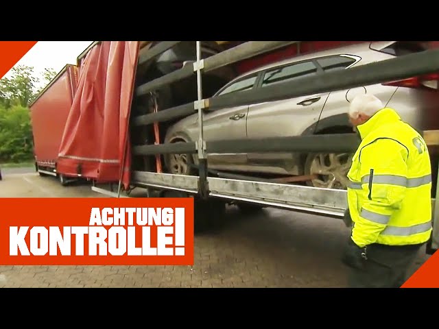 Geklaute Autos? LKW transportiert neuwertige Autos ohne Papiere 1/2 | Achtung Kontrolle | Kabel Eins SDDEFAULT Thumbnail