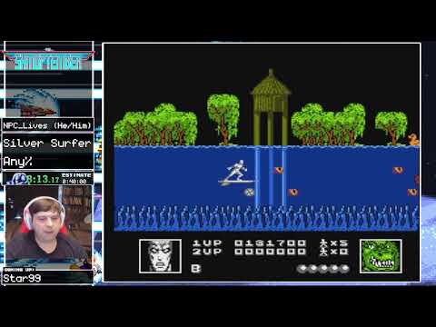 RGLtv Shmuptember 2023 - (061) Silver surfer (any%) by NPC_Lives