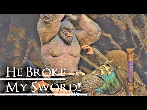 Shadow of War: Middle Earth™ Unique Orc Encounter & Quotes #7 THIS OLOG GRUNT BROKE MY SWORD?!