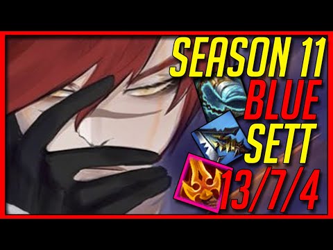 SEASON 11 SETT IS SO BROKEN WITH NEW MYTHIC STRIDEBREAKER AND SERYLDAS GRUDGE - League of Legends