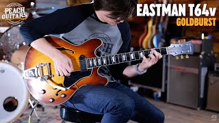 Video thumbnail for No Talking...Just Tones | Eastman T64v Goldburst by Peach Guitars
