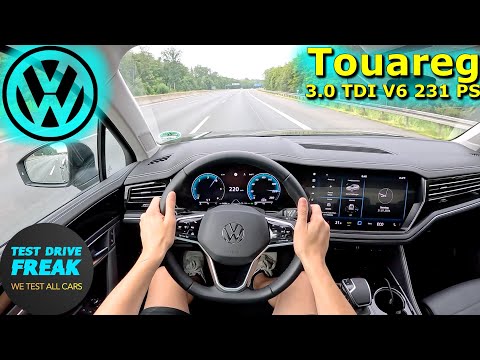 2024 Volkswagen Touareg 3.0 TDI V6 231 PS TOP SPEED AUTOBAHN DRIVE POV