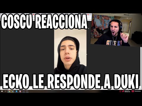 COSCU REACCIONA A LA PELEA DE DUKI Y YSY A CONTRA ECKO y WOLTY