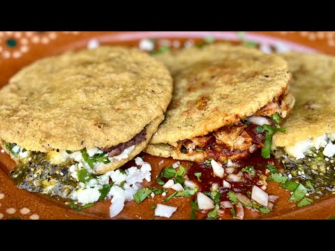 RECETA DE GORDITAS PARA NEGOCIO DE CHICHARRÓN Y FRIJOL CON SU SALSAS / GORDITAS RELLENAS / GARNACHAS