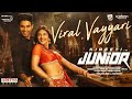 Viral Vayyari Full Song Junior Movie 2nd Single Kireeti Sreeleela DSP Musical 4K Video