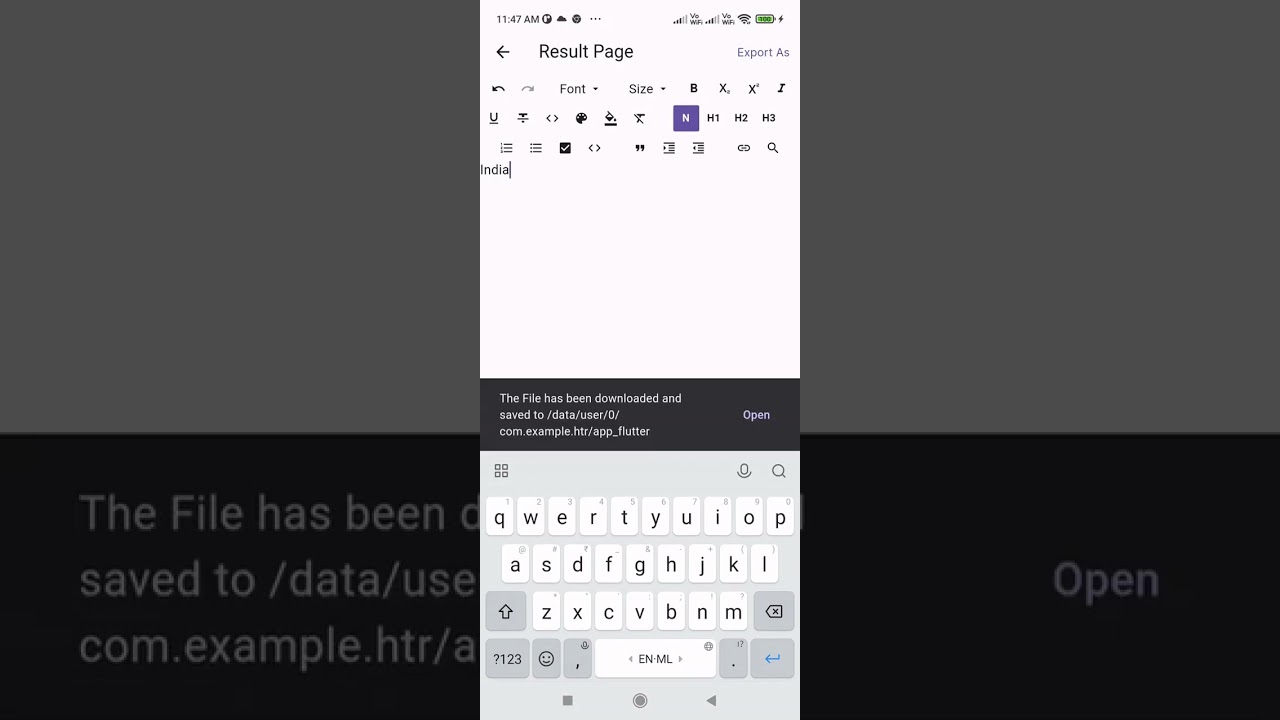 A flutter package to convert flutter quill delta object to pdf object from pdf package
