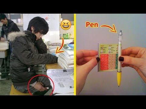 Cheating Is Bad But This Is Genius (Don't Try This At School) 😂 Video