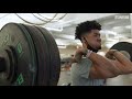 Stanford Football Power Clean Max Effort 2021