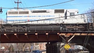 preview picture of video 'CSX Over The Oliver Viaduct in Ellicott City'