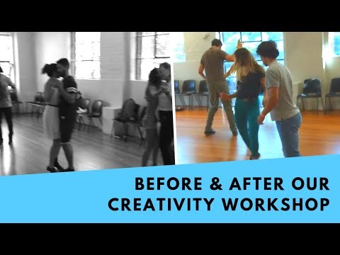 Before & After our Workshop on Creativity in Forró