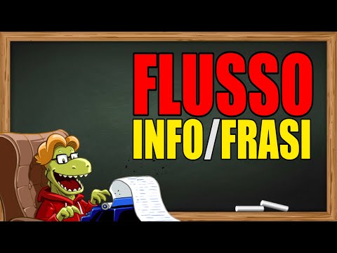 Flusso delle informazioni / concatenazione frasi - ESEMPIO #3