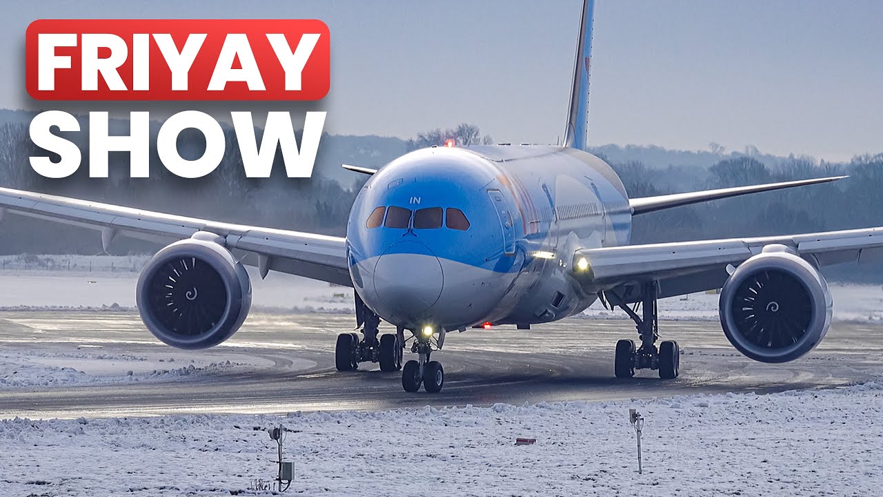 🔴 Manchester Airport LIVE ❄️