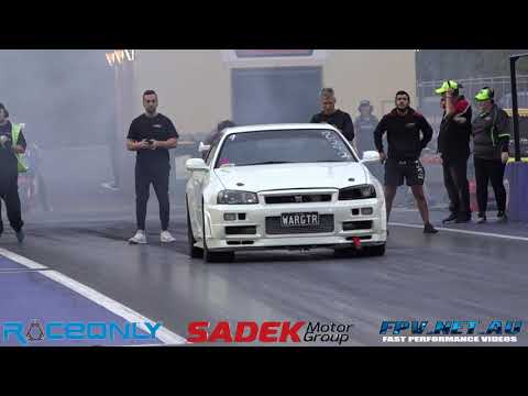 WARGTR CRD STREET RADIAL R34 GT-R SKYLINE 8.85 @ 165 MPH