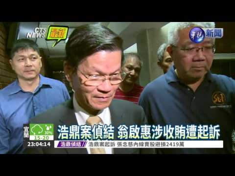 浩鼎案偵結 翁啟惠.張念慈遭起訴