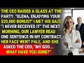 CEO Bragged About My Unpaid Bonus, So I Triggered an Audit ♟️ | #CorporateCheckmate DEFAULT Thumbnail