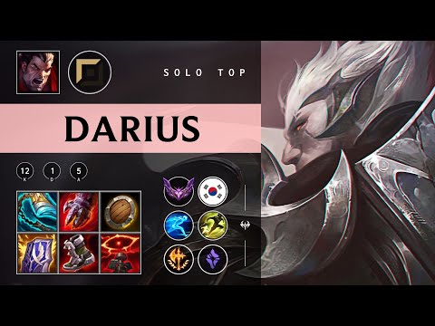 Darius Top vs Rumble - KR Master Patch 25.24