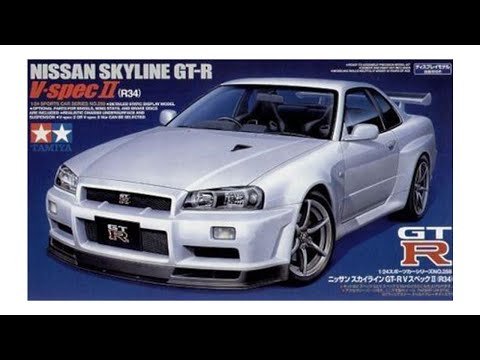 R34 Nissan Skyline GT-R, Tamiya 24258 (2002)