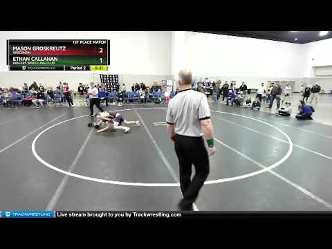 119 Lbs 1st Place Match - Mason Groskreutz, Wisconsin Vs Ethan Callahan, Ringers Wrestling Club B5