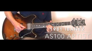 Video thumbnail for Guitar DEMO:Ibanez AS100 Artist (1981) by Mark Stuart GUITARIST