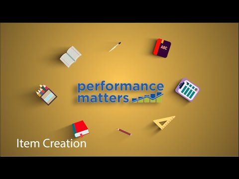 Performance Matters: Item Creation Tutorial
