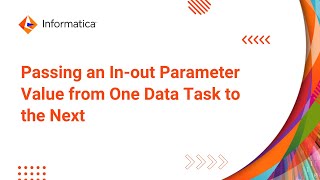 Download the video "Passing an In-out Parameter Value from One Data Task to the Next in a Taskflow"