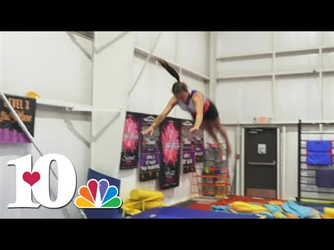 Knoxville teen competes at trampoline world championships