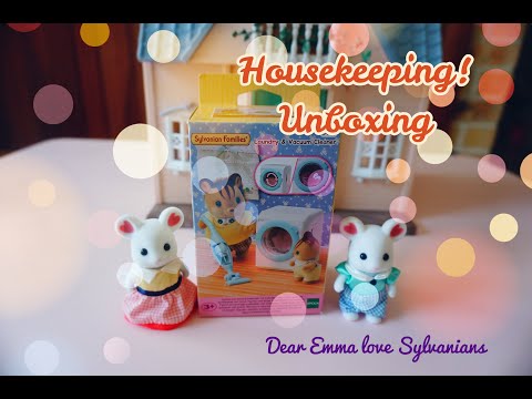 SYLVANIAN FAMILIES Skalbyklė ir dulkių siurblys video